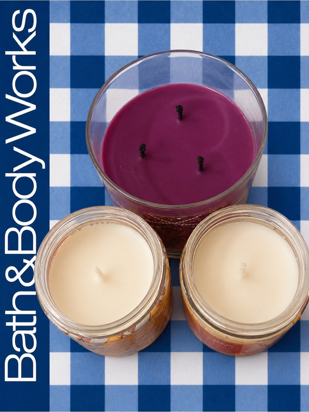 Bath & Body Works Candle Bundle Spiced Apple Toddy, Mango Mai Tai,Beach Weather - Picture 6 of 7